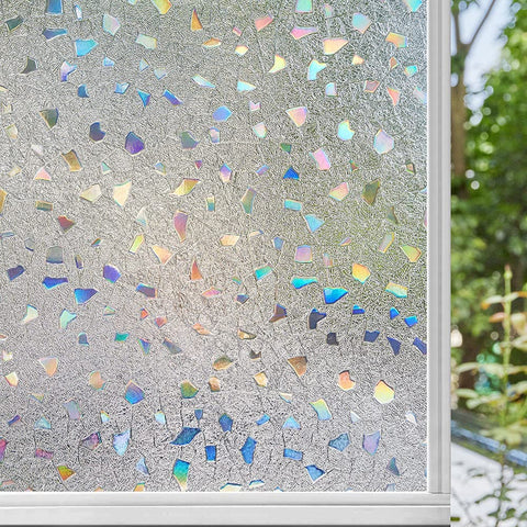 DIY 3D Window Privacy Film