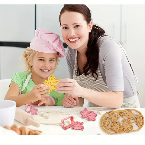 8PCS Marine Animals Cookies Cutter