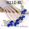 Rhinestone Butterfly Hair Comb Pin