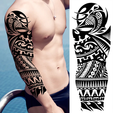 Full Arm Temporary Tattoos