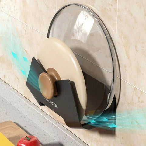 Mounted Pot Lid Holder