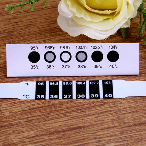 10/20PCS Thermometer Sticker Strip