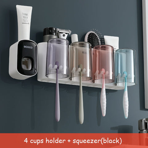 Bathroom Toothbrush Cup Holder