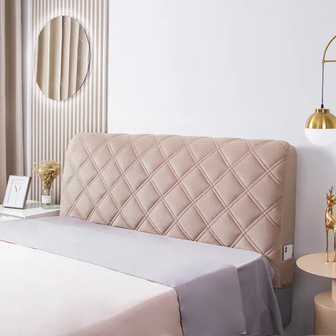 Velvet Soft Bed Headboard Cover