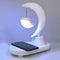 Bluetooth Speaker Phone Wireless Charger LED Bedside Lamp