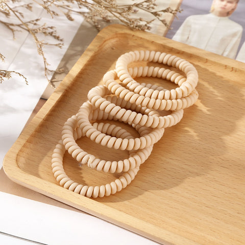 6PCS Spiral Hair Ties