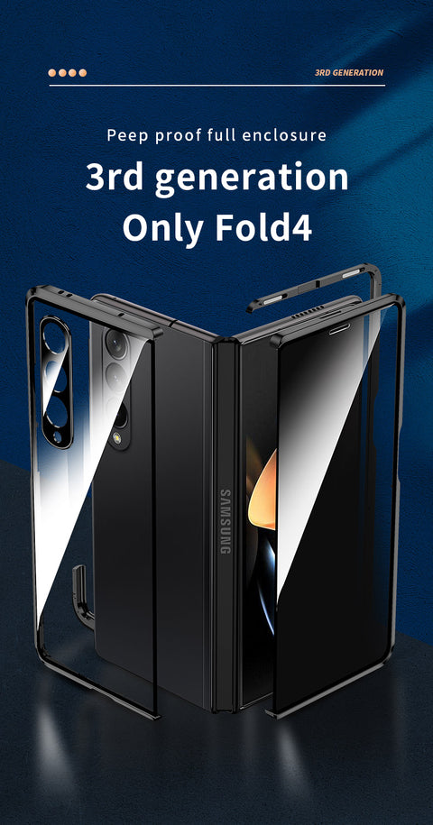 Alloy Metal Frame Full Cover Phone Protector For Samsung Galaxy Z Fold