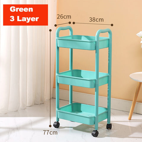 Multi-Layer Storage Trolley Rack