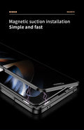 Alloy Metal Frame Full Cover Phone Protector For Samsung Galaxy Z Fold