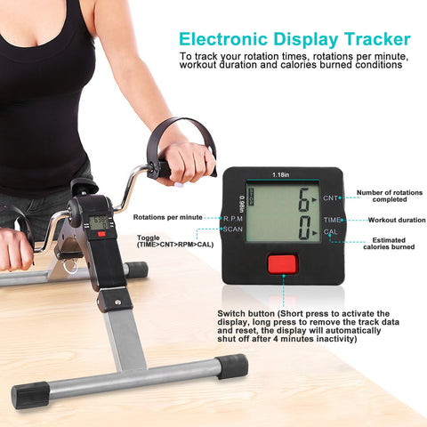 Digital Bike Pedal Exerciser Trainer