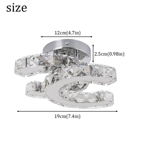 AstraGlow Crystal Chandelier