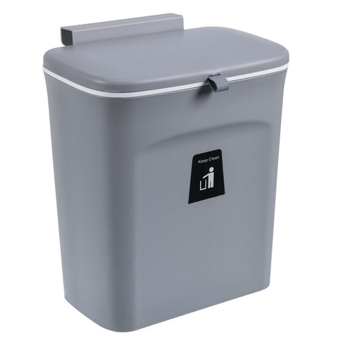 Sliding Lid Hanging Kitchen Trash Can
