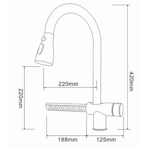 Pull-Out Waterfall Faucet