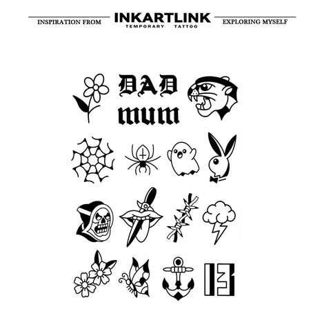 Temporary Tattoo Stickers