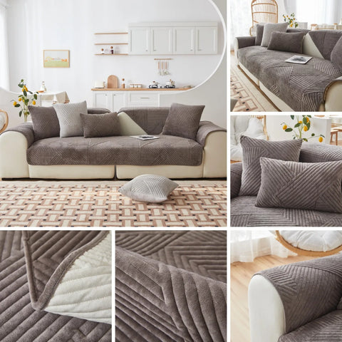 CrystalLuxe Non-Slip Couch Cover