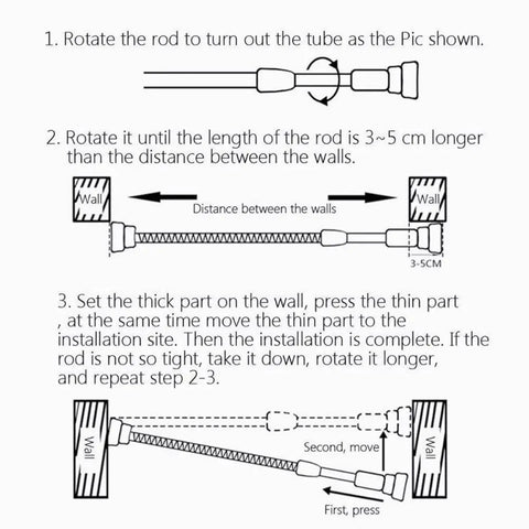 AdjustaRod Multi-Use Pole