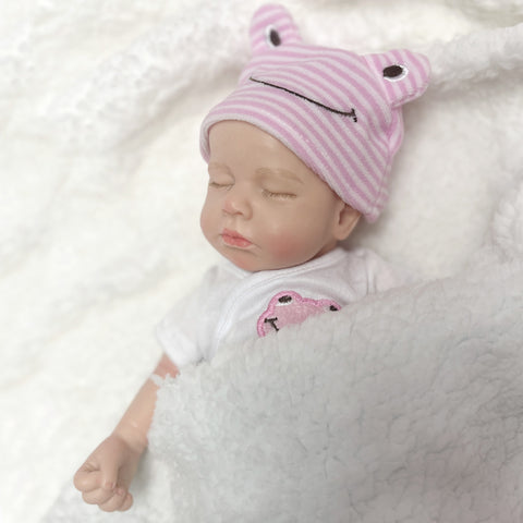 33cm 13inch Full Body Soft Solid Silicone Baby Doll