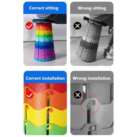 Collapsible Folding Stool