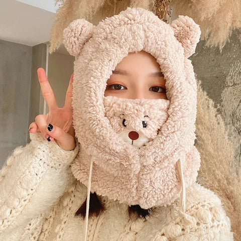 Kawaii Bear Winter Hat