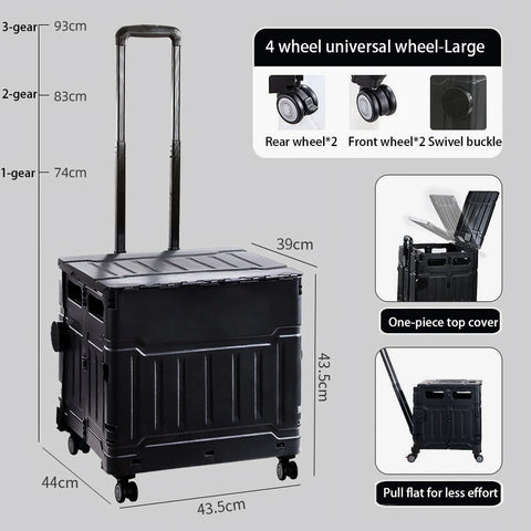 RollMax Climber Folding Shopping Cart
