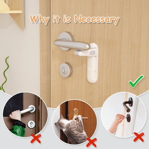 2PCS Adjustable Door Lock