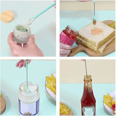 Silicone Spatula Scraper Brush
