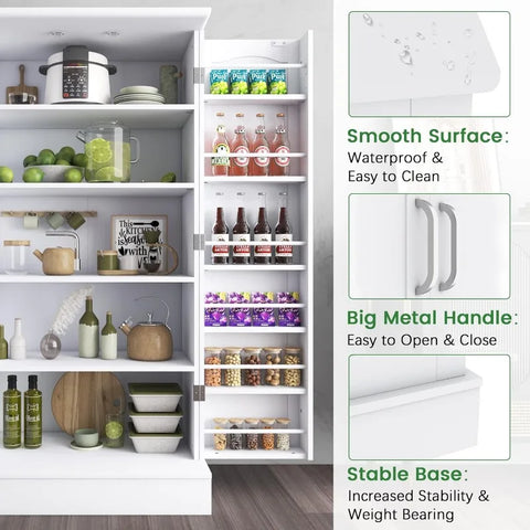 47” Kitchen Pantry Cabinet