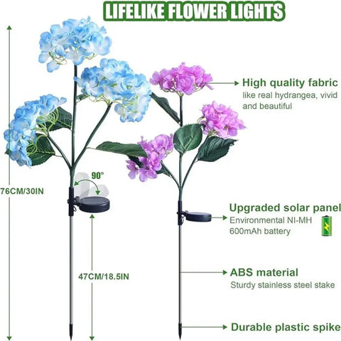 PetalShine Garden Lamp