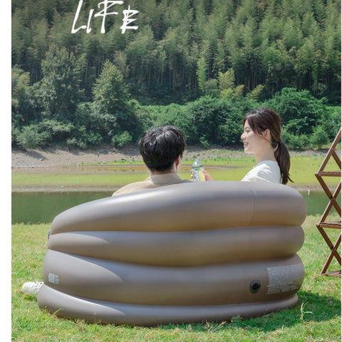 2-In-1 Inflatable Mattress Sofa