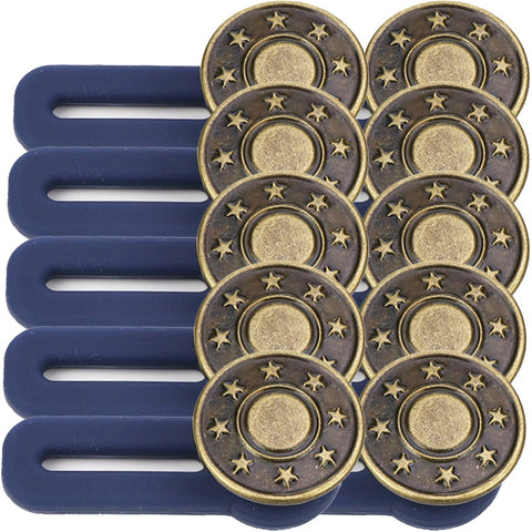 5/10PCS Metal Waist Button Extender