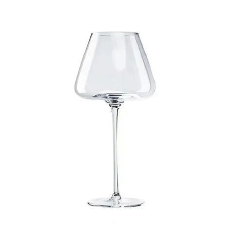 Burgundy Brilliance: 25oz Crystal Champagne Goblet