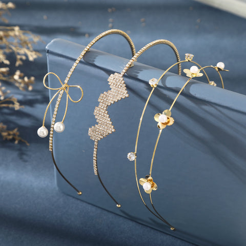 Metal Gold Silver Headband