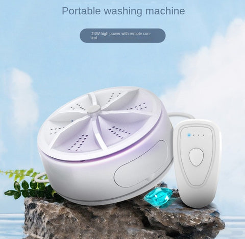 Portable Washing Machine with Detergent Grid