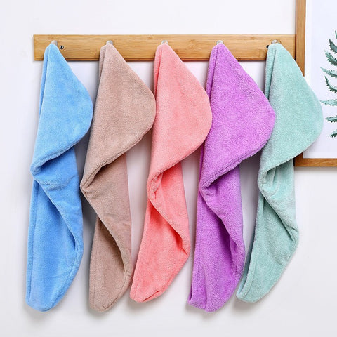 Hair Drying Hat Towel Cap