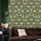 Green Boho Floral Adhesive Wallpaper