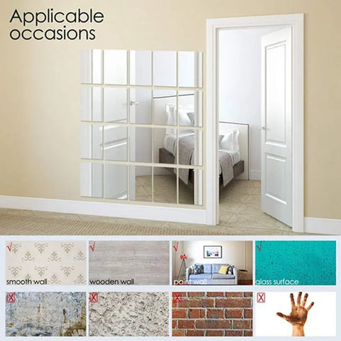 4PCS GlossFlex Mirror