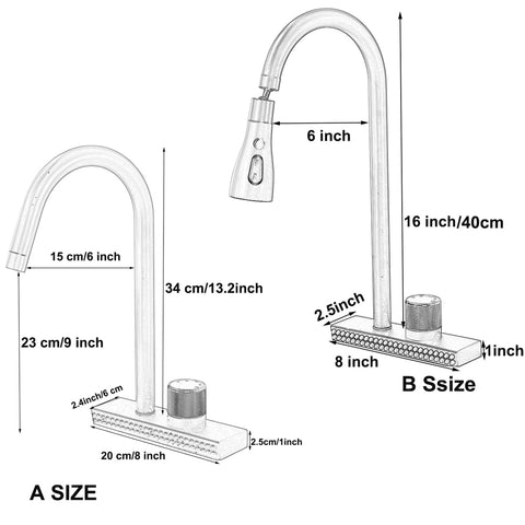 Waterfall Sink Faucet Water Tap
