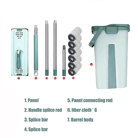 Flat Squeeze Mop Bucket