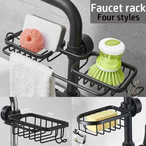 Kitchen Sink Sponge Drain Rack