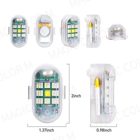 2PCS Wireless LED Light