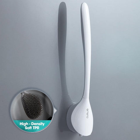 Wall-Mounted Silicone Toilet Brush