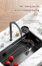 Hidden Stainless Steel Flying Waterfall Sink