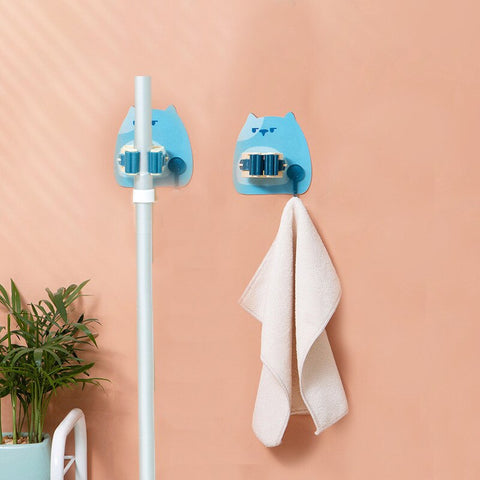 3PCS Cartoon Mop Holder