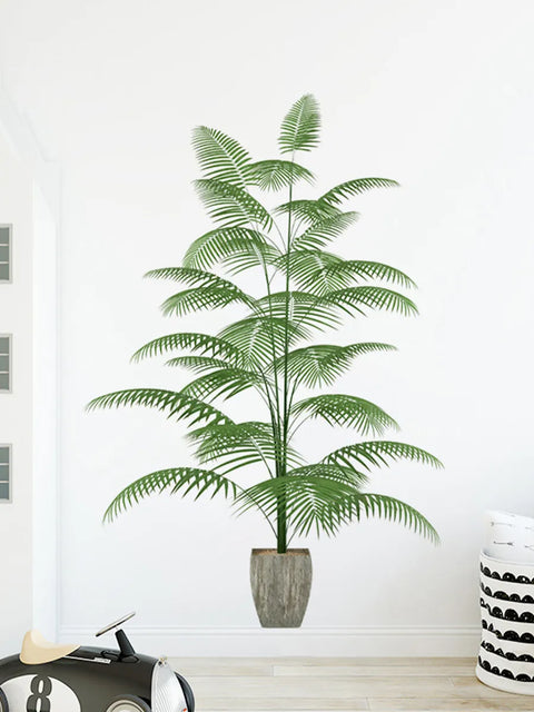 Waterproof Green Plant Pot Wall Sticker