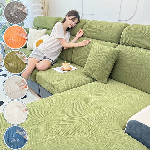 Waterproof Leaves Sofa Cover