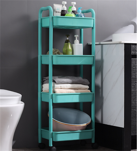 Multi-Layer Storage Trolley Rack