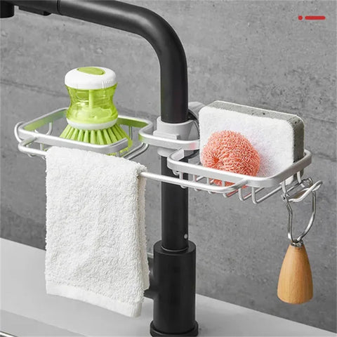 Kitchen Sink Sponge Drain Rack