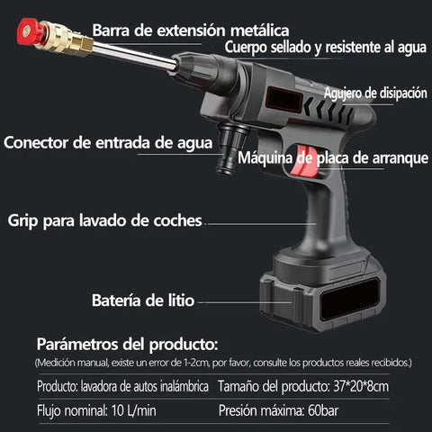 20000mAh Car Wash Gun Washer