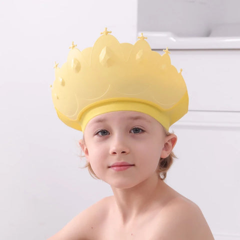 Crown Baby Shower Cap