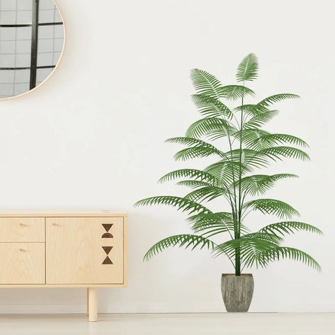 Waterproof Green Plant Pot Wall Sticker